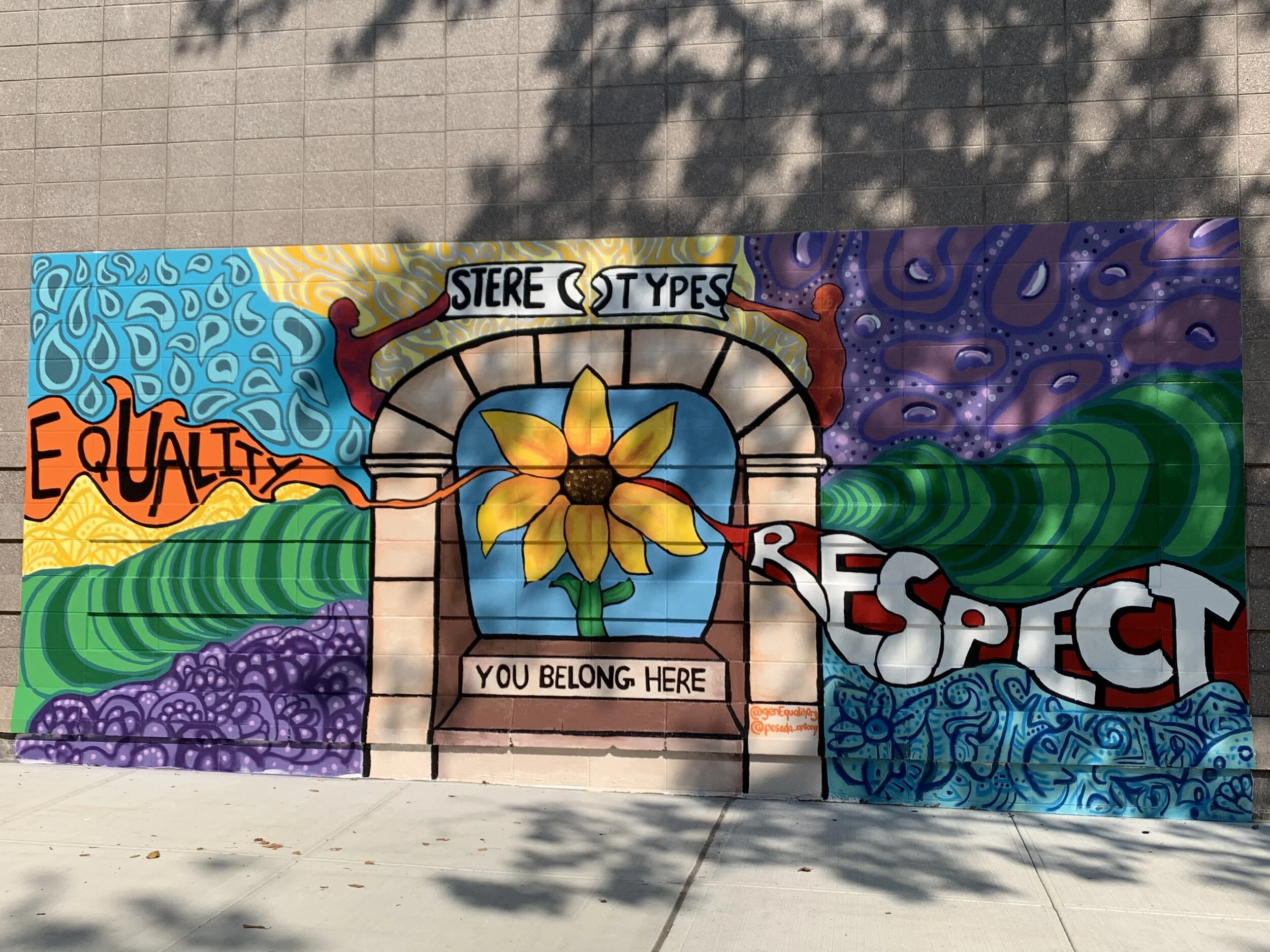 Townsend Harris High School Nudge Art Mural — genEquality